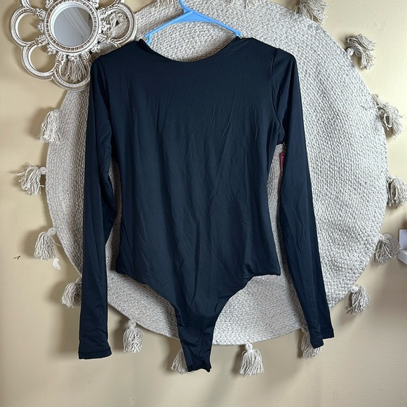 pumiey Other - Black pumiey long sleeve thong bodysuit